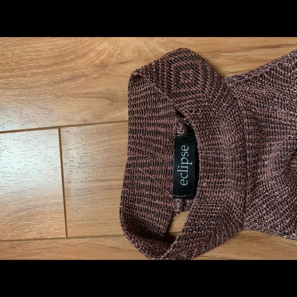 Glittery high neck top - Picture 2 of 3